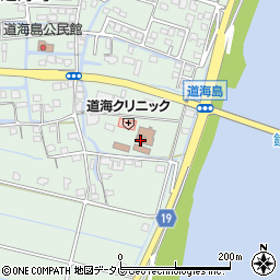 福岡県大川市道海島660周辺の地図