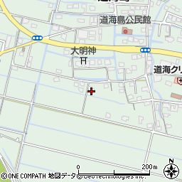 福岡県大川市道海島706周辺の地図