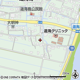 福岡県大川市道海島746周辺の地図