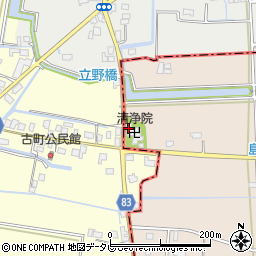 福岡県三潴郡大木町前牟田289周辺の地図