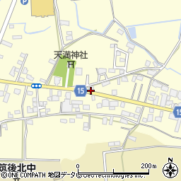 福岡県筑後市蔵数1075周辺の地図
