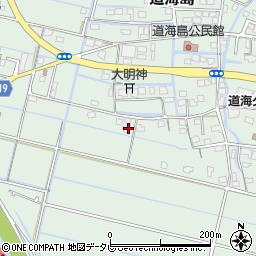 福岡県大川市道海島705周辺の地図