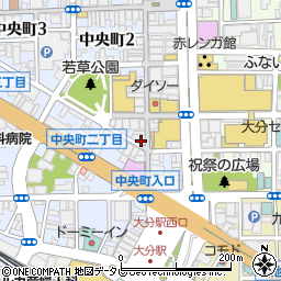 株式会社晃星堂書店　中央町店周辺の地図