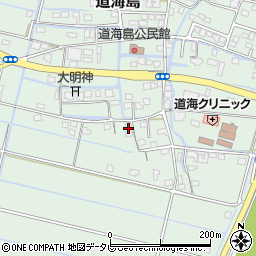 福岡県大川市道海島738周辺の地図