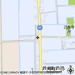 佐賀県小城市芦刈町芦溝964周辺の地図
