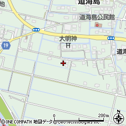 福岡県大川市道海島704周辺の地図