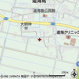 福岡県大川市道海島737周辺の地図