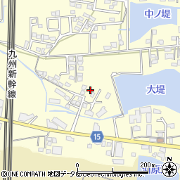 福岡県筑後市蔵数280-9周辺の地図