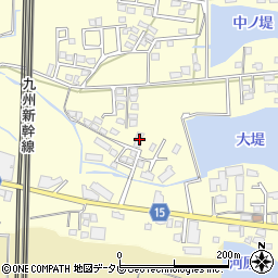 福岡県筑後市蔵数280周辺の地図