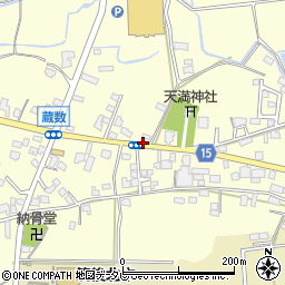 福岡県筑後市蔵数1042周辺の地図