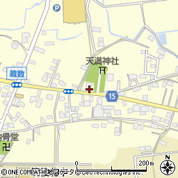 福岡県筑後市蔵数1055周辺の地図