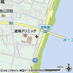 福岡県大川市道海島662周辺の地図