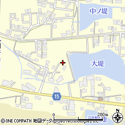 福岡県筑後市蔵数277-1周辺の地図