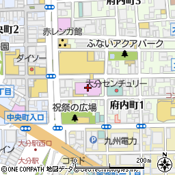 ピンクハウス大分トキハ店周辺の地図