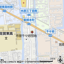 セブンイレブン佐賀新郷本町店周辺の地図