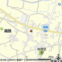 福岡県筑後市蔵数1017周辺の地図