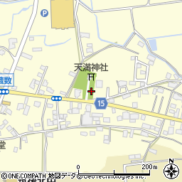 福岡県筑後市蔵数1062-2周辺の地図