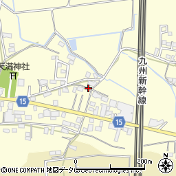 福岡県筑後市蔵数1085周辺の地図