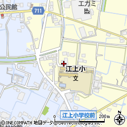 江上校区コミュニティセンター周辺の地図