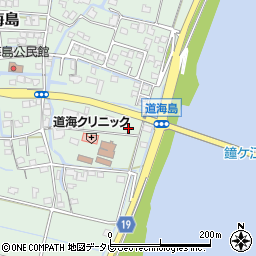 福岡県大川市道海島652周辺の地図