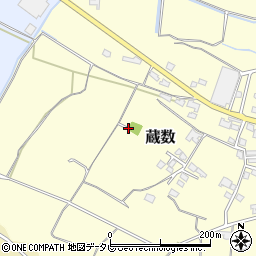 福岡県筑後市蔵数898-3周辺の地図