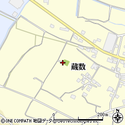 福岡県筑後市蔵数898周辺の地図