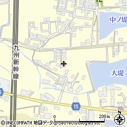 福岡県筑後市蔵数292-8周辺の地図