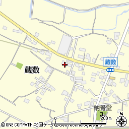 福岡県筑後市蔵数969周辺の地図
