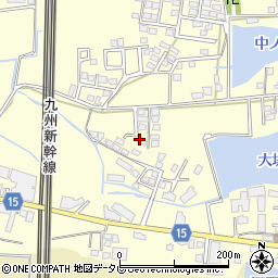 福岡県筑後市蔵数292-9周辺の地図