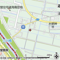 福岡県大川市道海島698周辺の地図