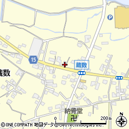 福岡県筑後市蔵数1020周辺の地図