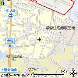 福岡県筑後市蔵数588-10周辺の地図