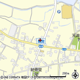 福岡県筑後市蔵数1025周辺の地図
