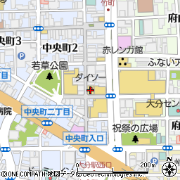 ＴＨＲＥＥＰＰＹ大分本店周辺の地図