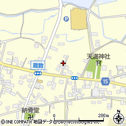 福岡県筑後市蔵数1039-8周辺の地図