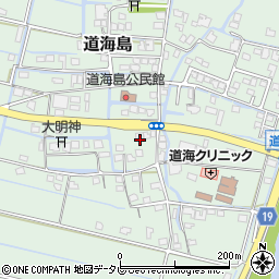 福岡県大川市道海島578周辺の地図