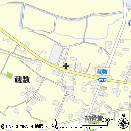 福岡県筑後市蔵数1021-11周辺の地図