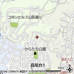 スカイビュー高尾Ａ周辺の地図