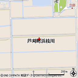 佐賀県小城市芦刈町浜枝川周辺の地図