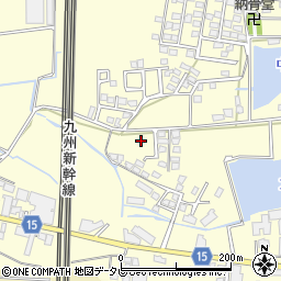 福岡県筑後市蔵数290-22周辺の地図