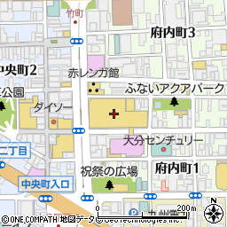 リブロ大分　トキハ店周辺の地図