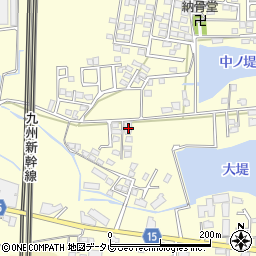 福岡県筑後市蔵数292-2周辺の地図