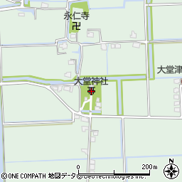 大堂神社周辺の地図