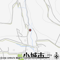 佐賀県小城市牛津町上砥川3792周辺の地図