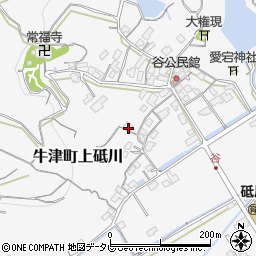 佐賀県小城市牛津町上砥川2100周辺の地図