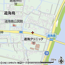福岡県大川市道海島634周辺の地図