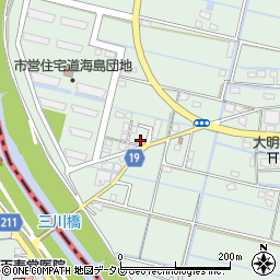 福岡県大川市道海島354周辺の地図