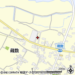 福岡県筑後市蔵数1012周辺の地図