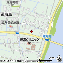 福岡県大川市道海島635周辺の地図