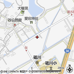 佐賀県小城市牛津町上砥川1354周辺の地図